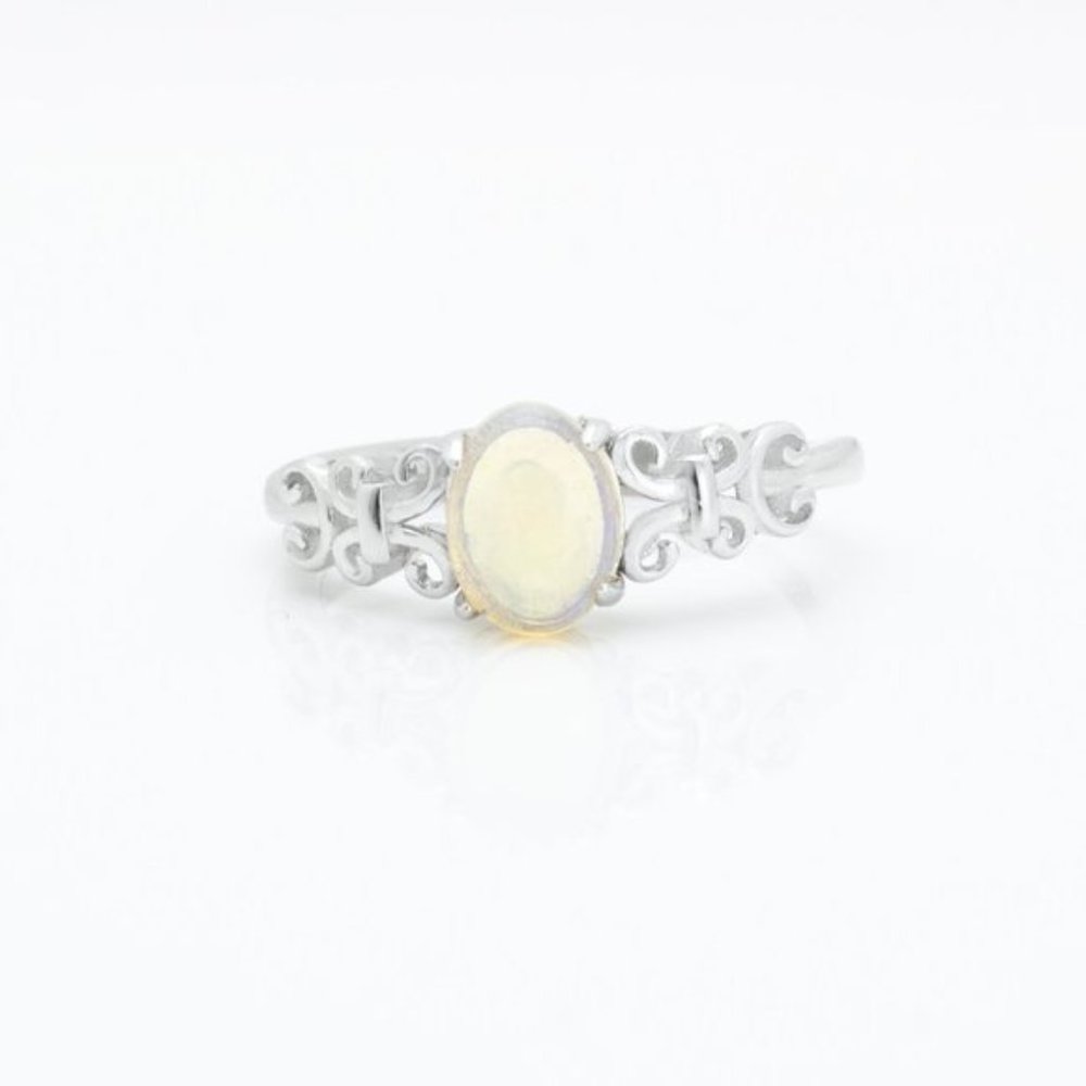 Natural Australian Opal Ring
